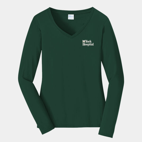 Ladies Long Sleeve V Neck Thumbnail